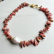 Load image into Gallery viewer, Pearl Center necklace