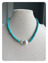 Load image into Gallery viewer, Pearl Center necklace