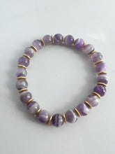 Load image into Gallery viewer, Made from natural materials and gemstones, these stacking bracelets are a perfect addition to your current arm party Wear alone or add to your favorite stack Our bracelets are 7", which fits small to medium adult wrists. I use a strong, stretch cord for a nice, comfortable fit.