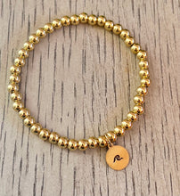 Load image into Gallery viewer, Gold beaded bracelet
