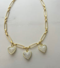 Load image into Gallery viewer, Three of Hearts necklace
