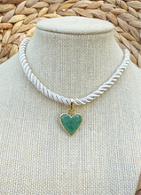 Load image into Gallery viewer, Corded Heart necklace
