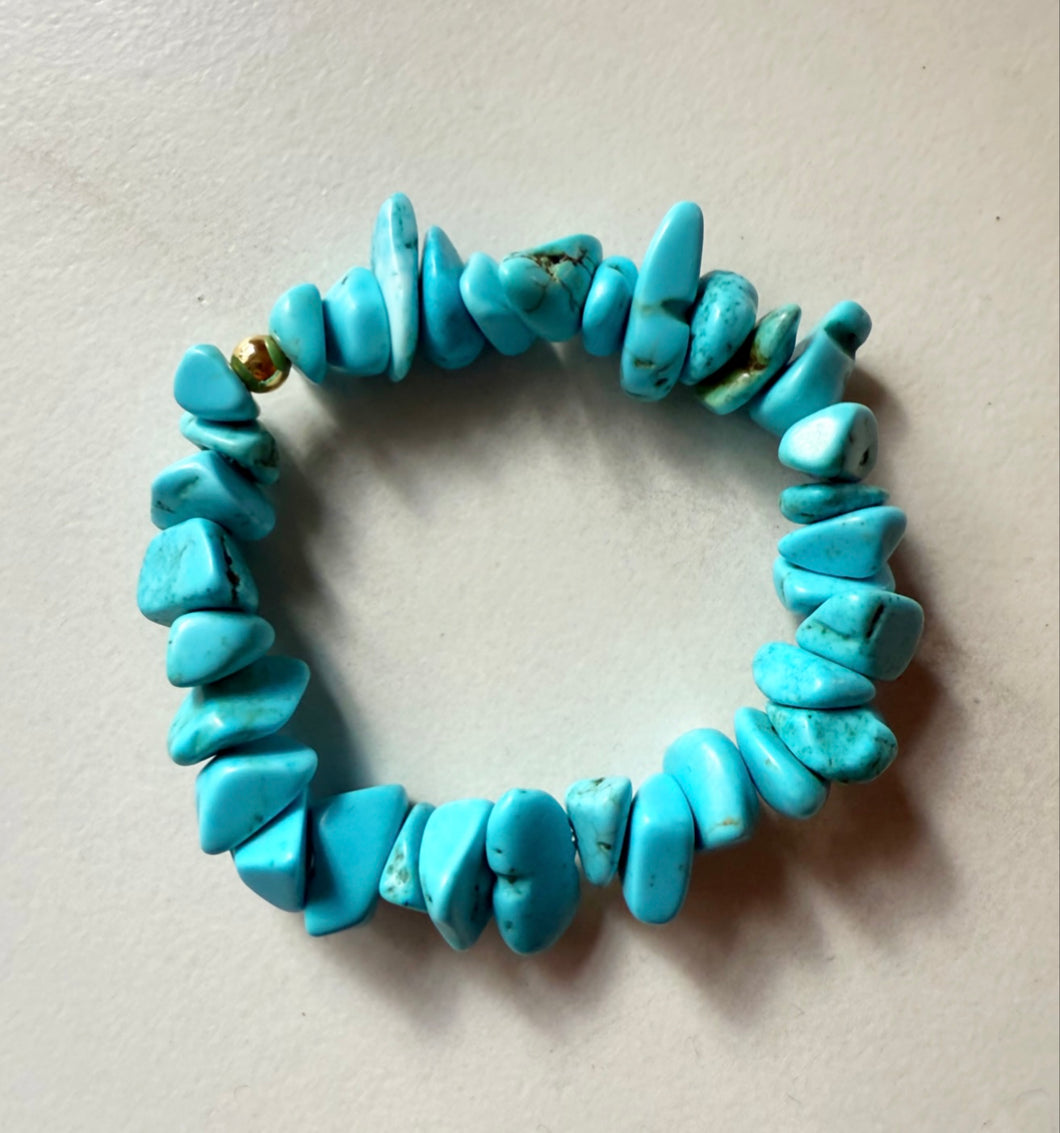 Turquoise Chip bracelet