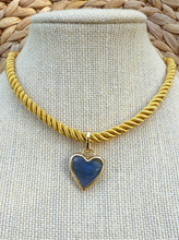Load image into Gallery viewer, Corded Heart necklace
