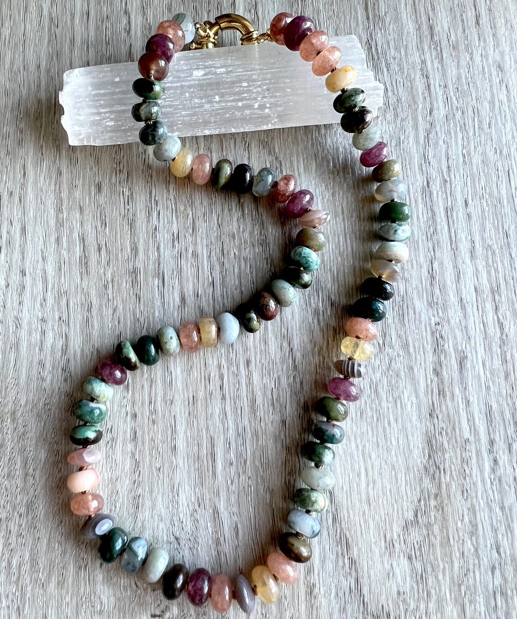 River rocks necklace