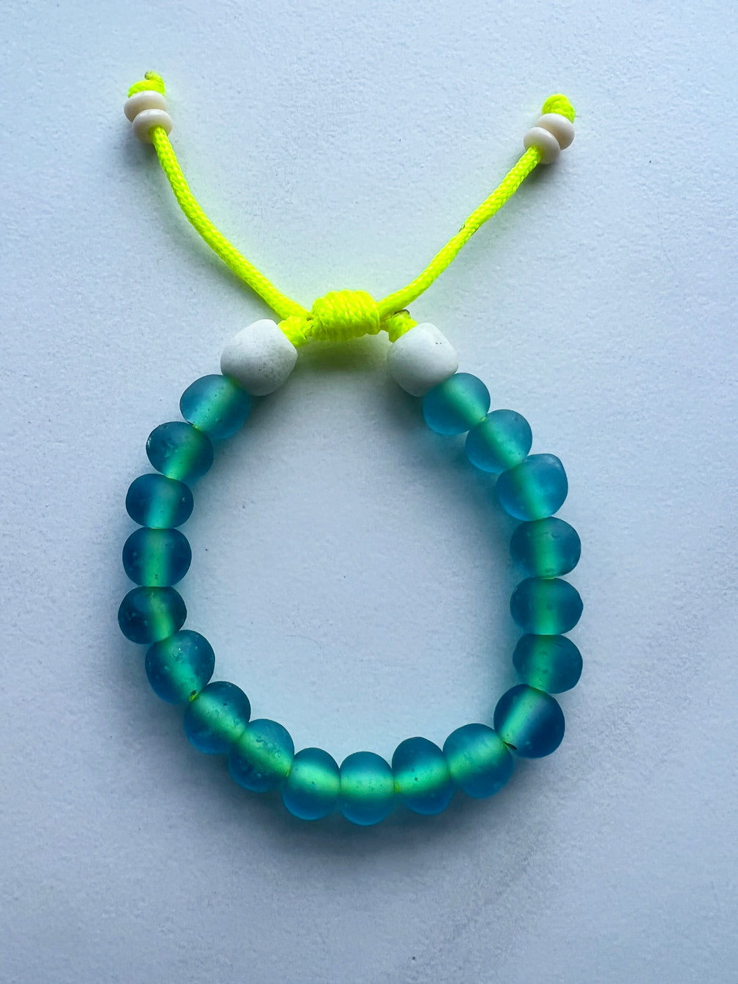 Neon glass bracelet
