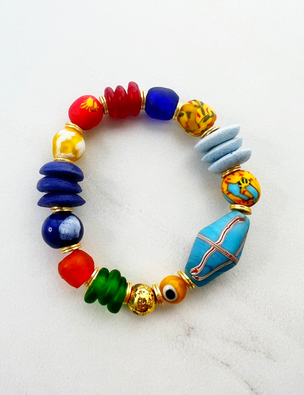 Rainbow medley bracelet