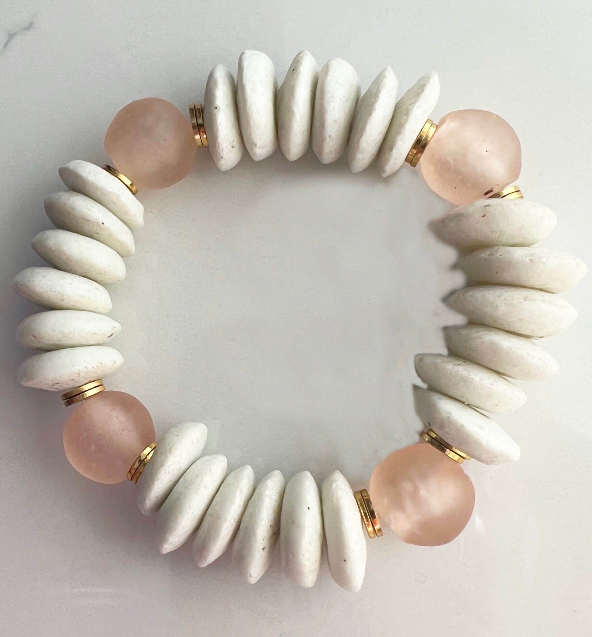 Ashanti and Recycled Glass bracelet – Amanda Cooley Designs