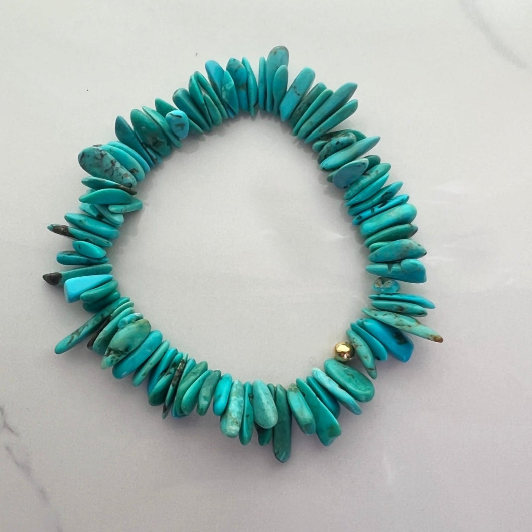 Turquoise Chip bracelet
